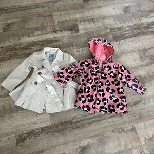 12/18 month rain jackets